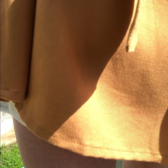 Mustard Cuffed Long Sleeve and Faux Suede Pockets! - Picture 7 of 8